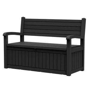 Weather-Resistant Outdoor Patio Storage Bench