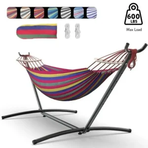 Adjustable Stand Hammock Bed 600lb Capacity