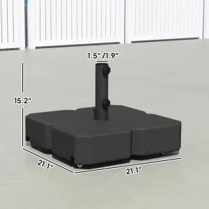 Rolling Patio Umbrella Base Stand